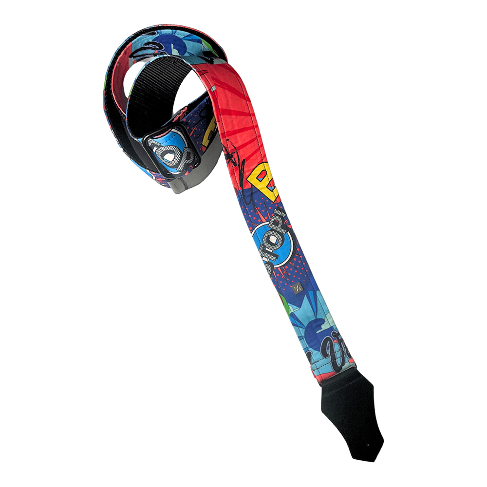 Get'm Get'm <br>Good Vibes 2" Guitar Strap / Pop Art [00111636]