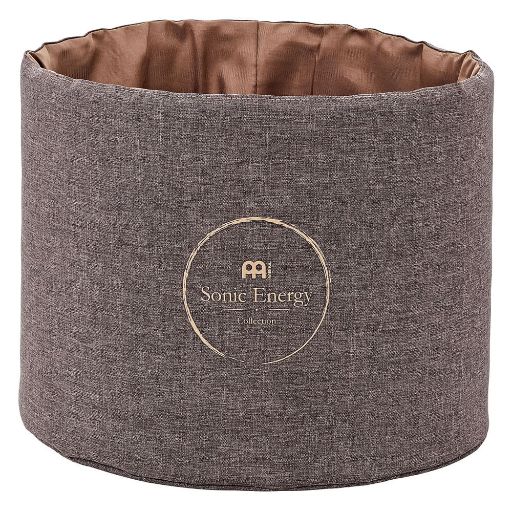 MEINL Sonic Energy <br>12" Crystal Singing Bowl Sleeve, Brown [CSBS12BR]