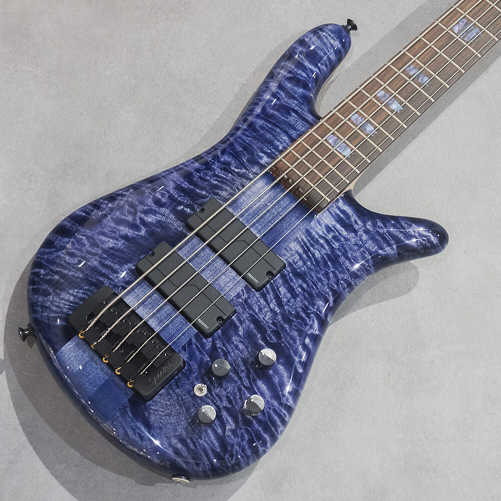 Spector <br>USA Custom Shop NS-5 QM/BW M/MEB FM FL Blue Purple High Gloss