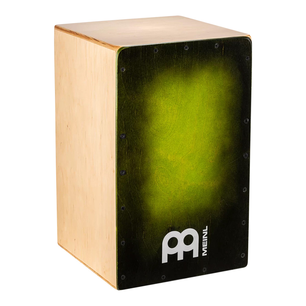 MEINL <br>Snarecraft Series Cajons Cajon, Green Burst [SC100GRB]