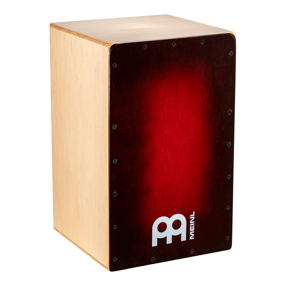 MEINL <br>Snarecraft Series Cajons Cajon, Red Burst [SC100RDB]