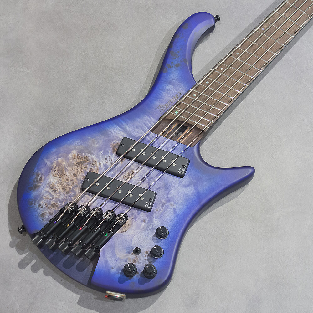 Ibanez <br>EHB Workshop EHB1505MS-PLF (Pacific Blue Burst Flat)