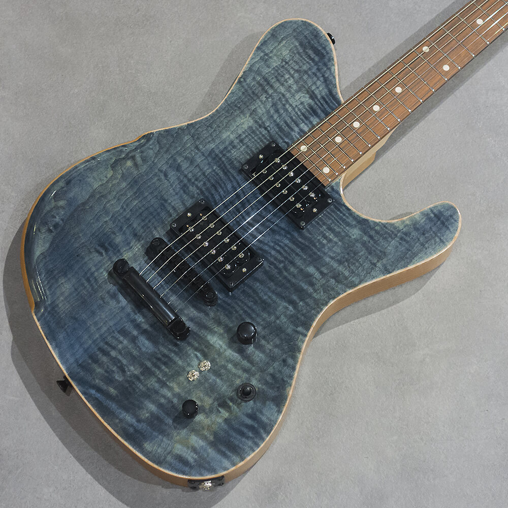 dragonfly <br>BORDER 666 Custom Flame Maple/Alder/Ome Blue