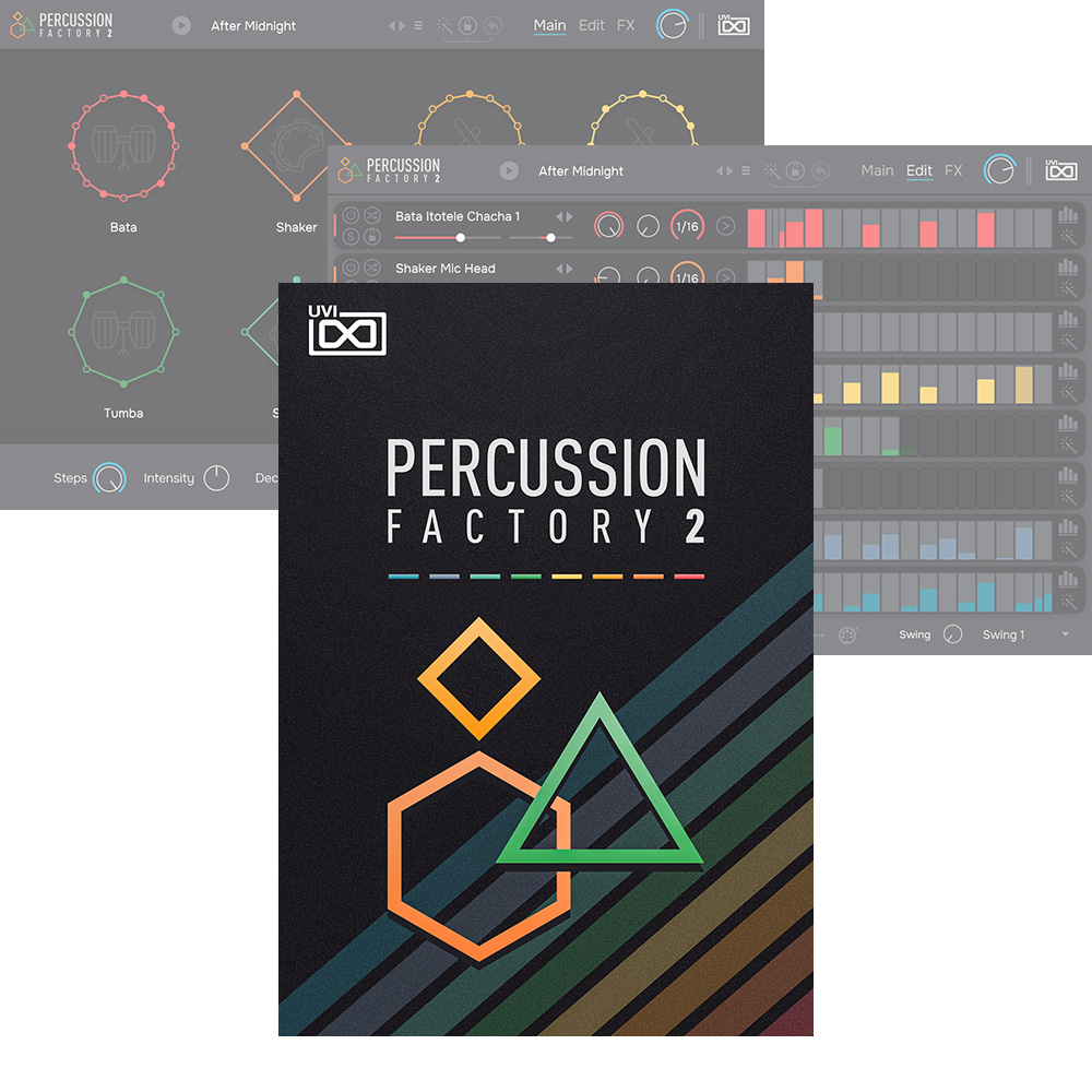 UVI <br>Percussion Factory 2