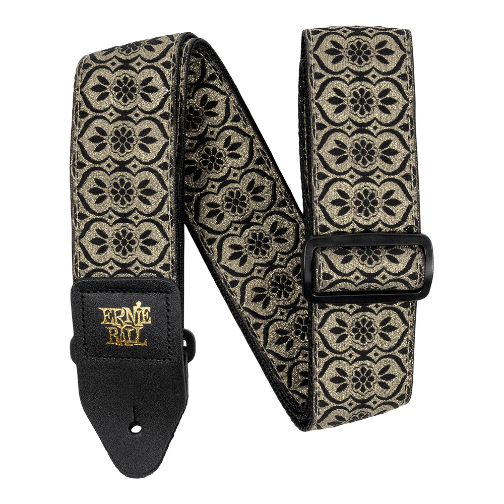 ERNIE BALL <br>#5628 Classic Jacquard Guitar/Bass Strap - Golden Garden