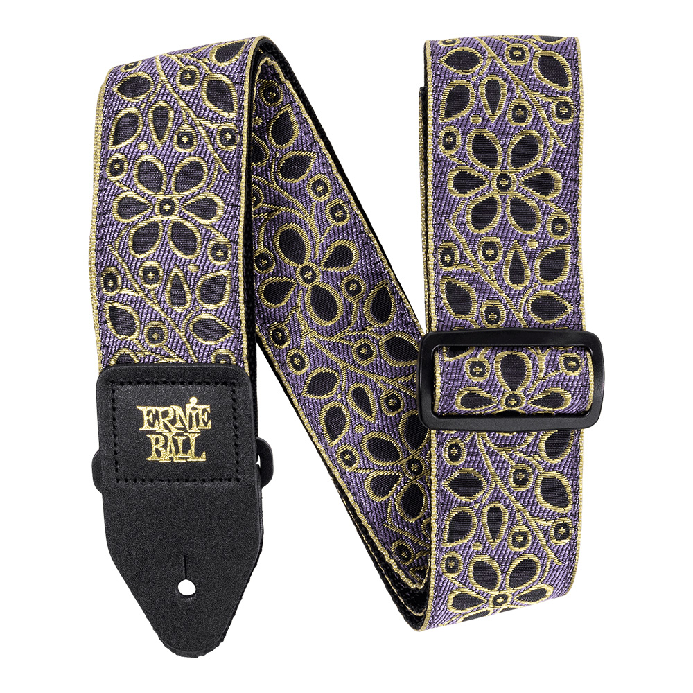 ERNIE BALL <br>#5629 Classic Jacquard Guitar/Bass Strap - Jasmine and Juice