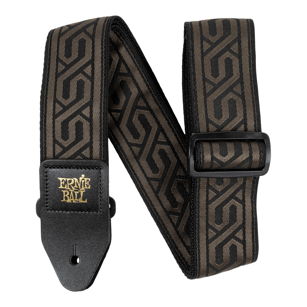 ERNIE BALL <br>#5630 Classic Jacquard Guitar/Bass Strap - Tribal Chain