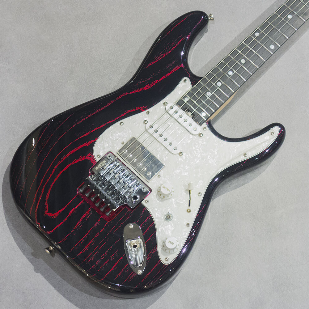 infinite <br>Trad Fullsize ST 24F Solid Black w/ Red Grain 1pcs Ash