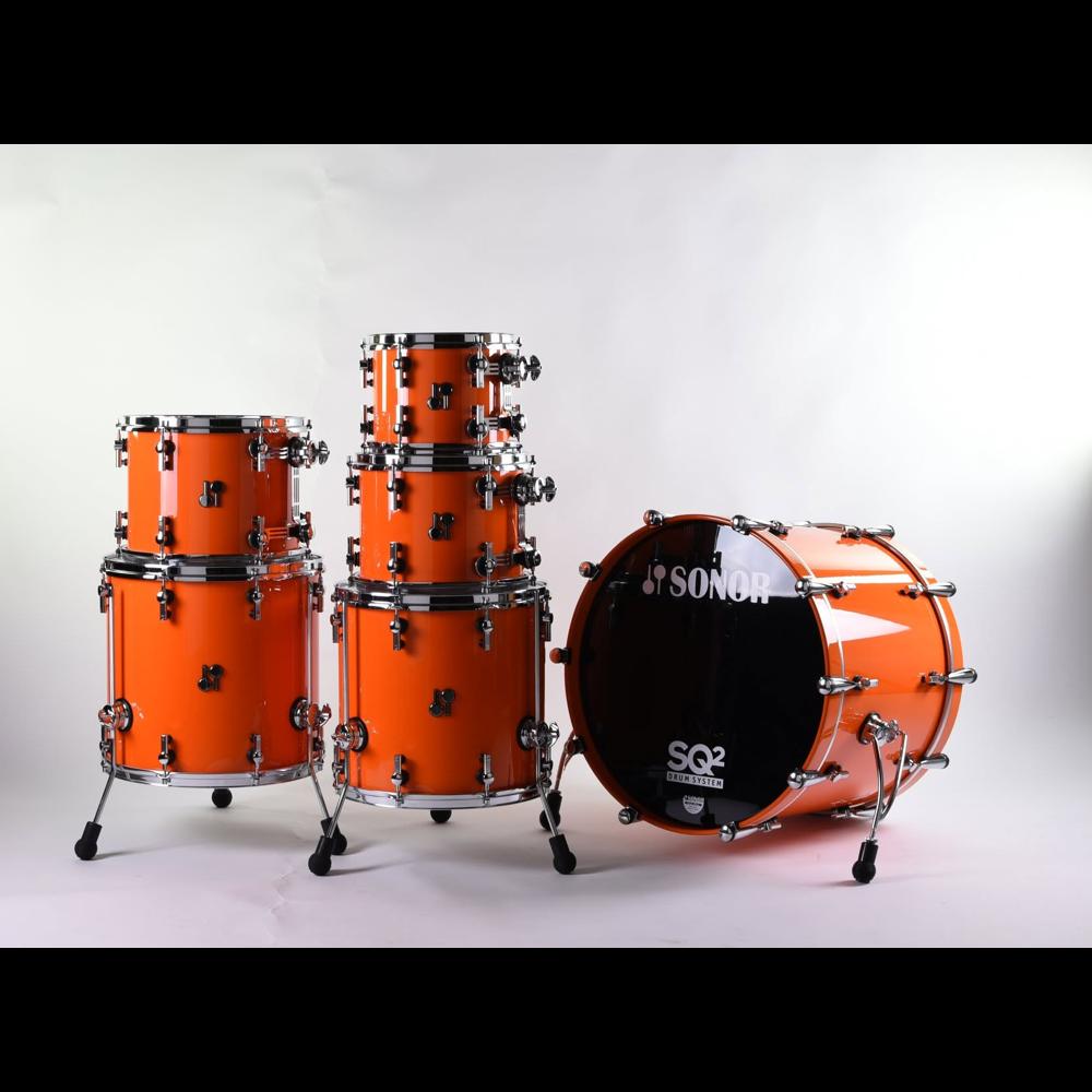 SONOR <br>SQ2 Series Custom Order Drum Set "Pure Orange Maple"