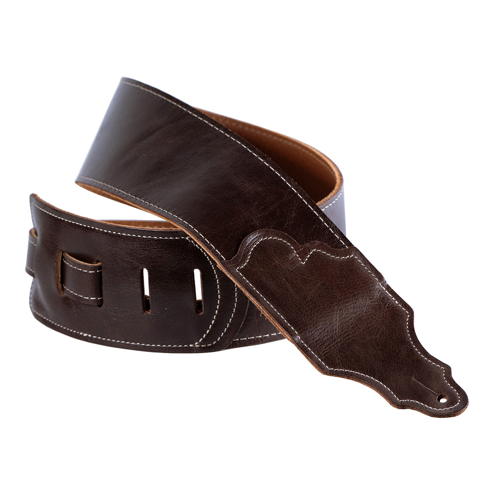 Franklin <br>FSW-JH-CH [Jackson Hole Aged Leather Guitar Strap - Chocolate]