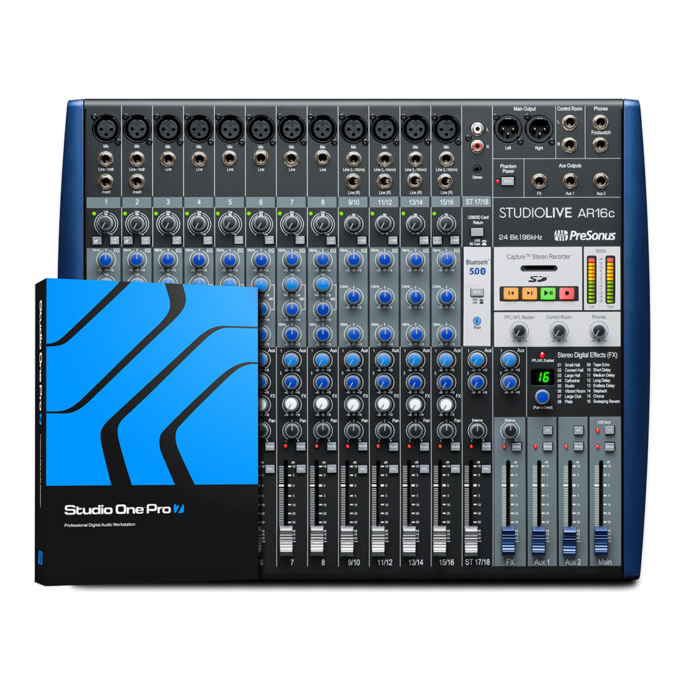 PreSonus <br>StudioLive AR16c Analog Mixer
