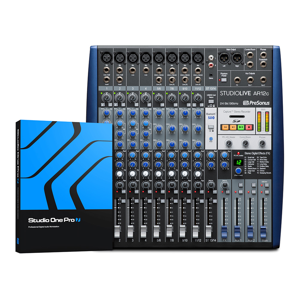 PreSonus <br>StudioLive AR12c Analog Mixer