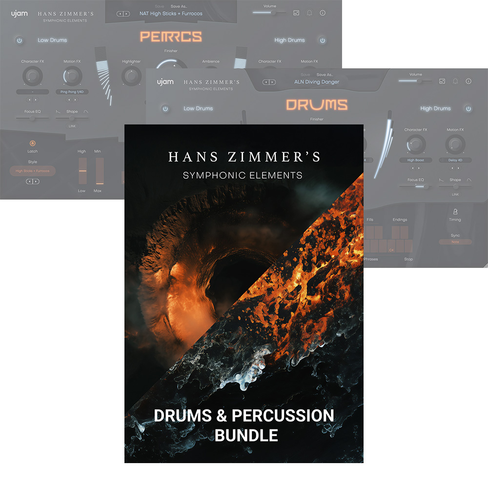 UJAM <br>Hans Zimmer's Drums & Percussion Bundle