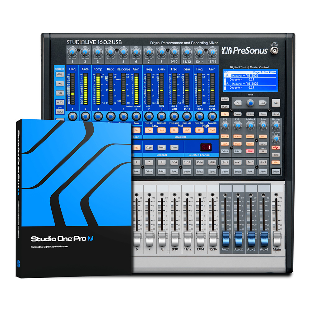 PreSonus <br>StudioLive Classic 16.0.2 USB Digital Console Mixer