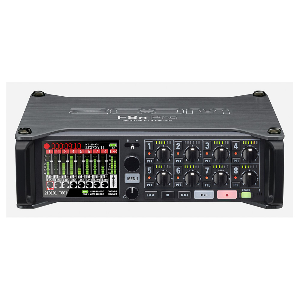 ZOOM <br>F8n Pro MultiTrack Field Recorder