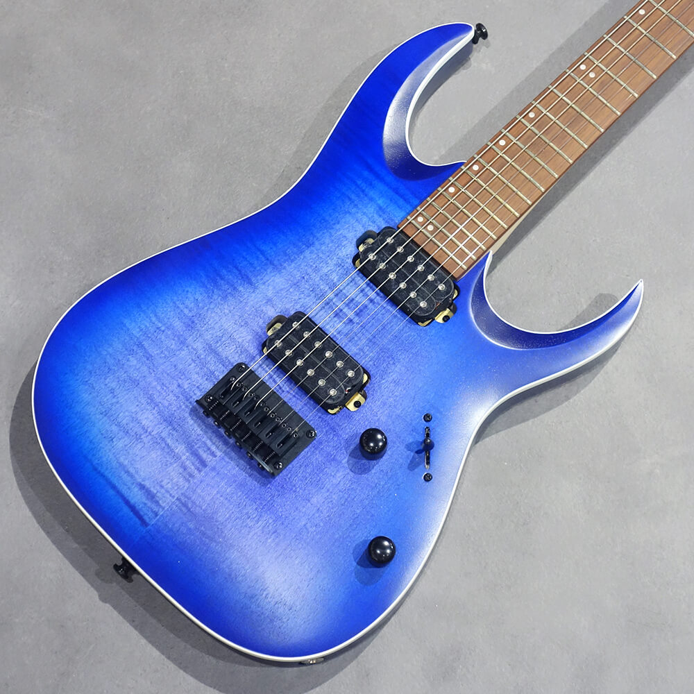Ibanez <br>RGA Standard RGA42FM-BLF (Blue Lagoon Burst Flat)