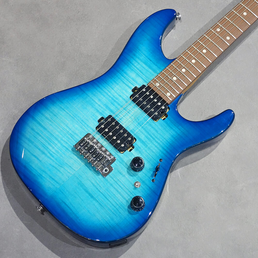 Ibanez <br>AZ Standard AZ24S1F-TXB (Transparent Turquoise Burst)