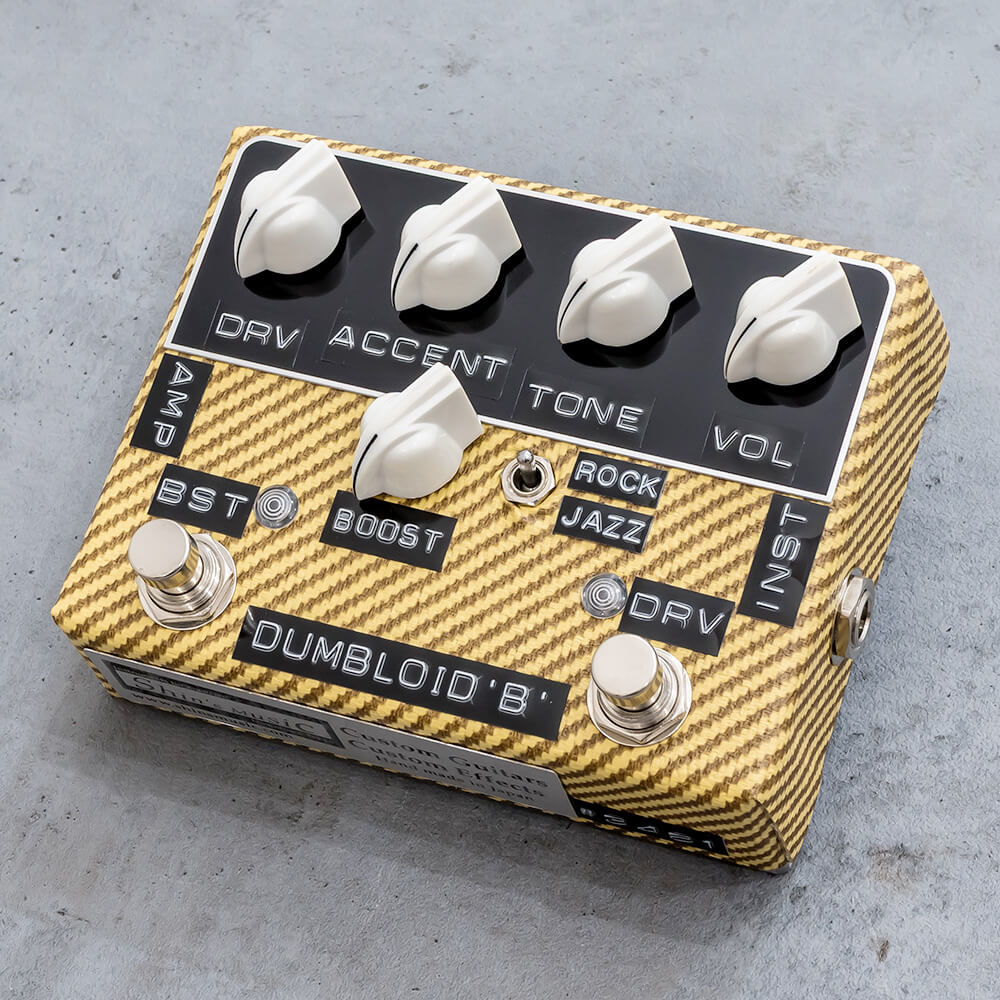 Shin's Music <br>Dumbloid 'B'Boost Special Natural Tweed / Black Panel / White Chicken Knob