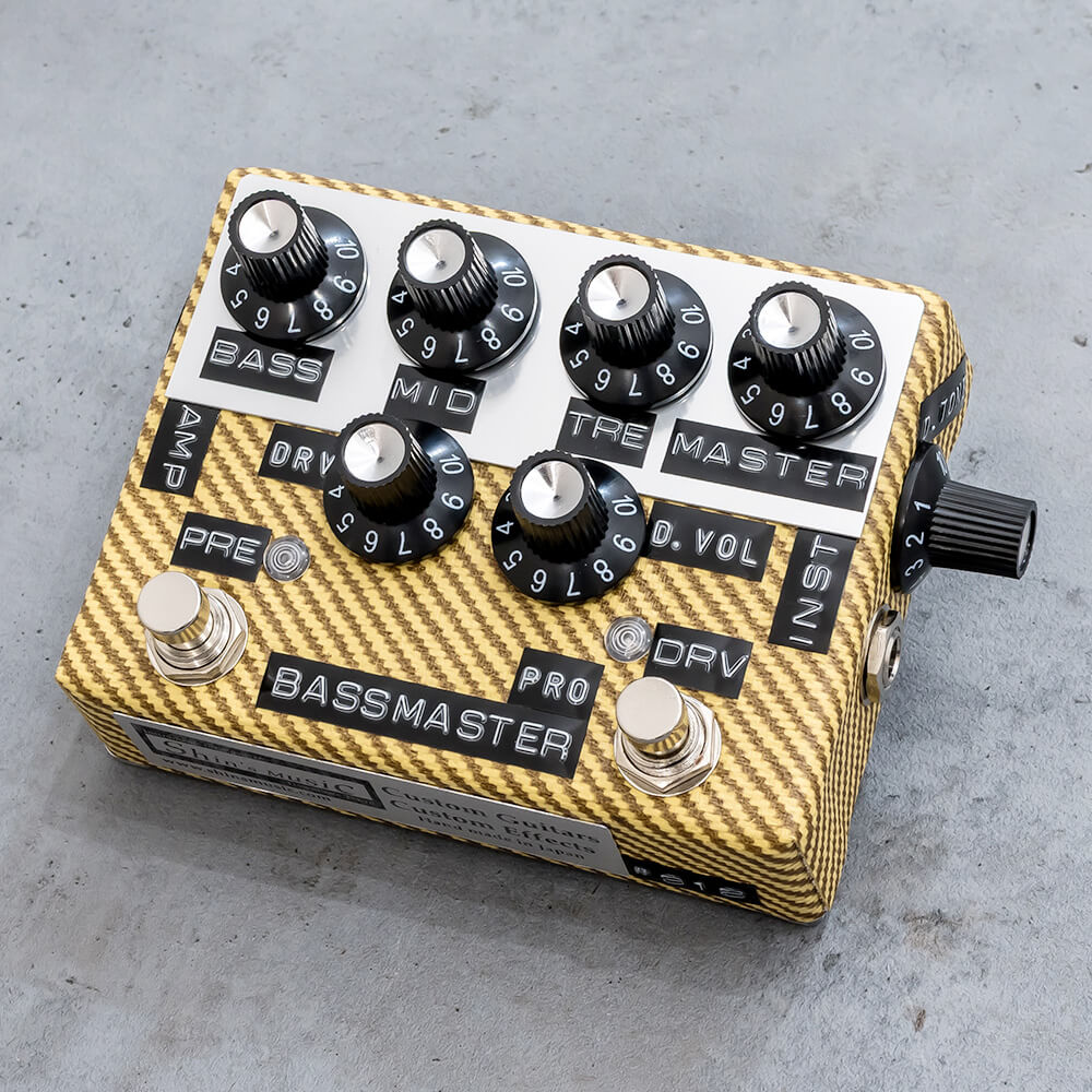 Shin's Music <br>Bass Master Preamp Pro Natural Tweed / Num. Knob