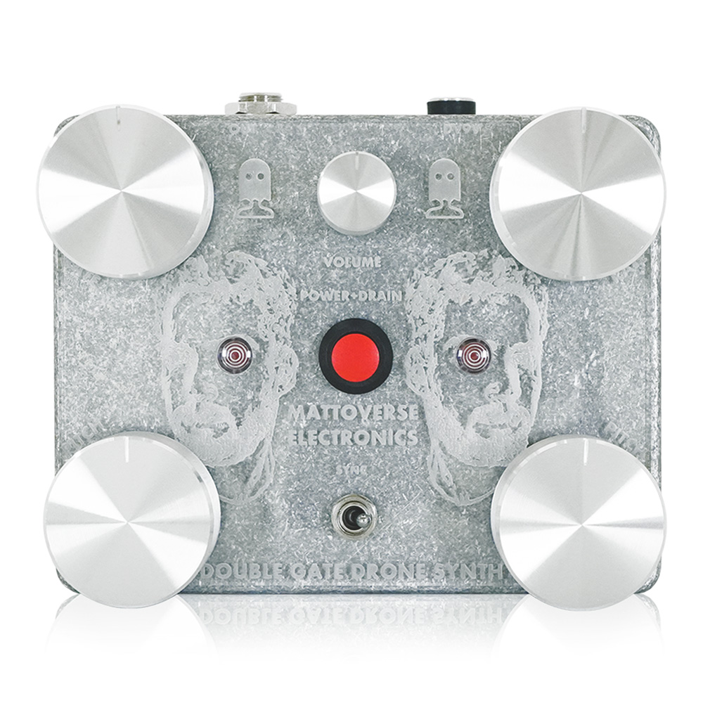 Mattoverse Electronics <br>Double Gate Drone Synthesizer Clear Acrylic Faceplate