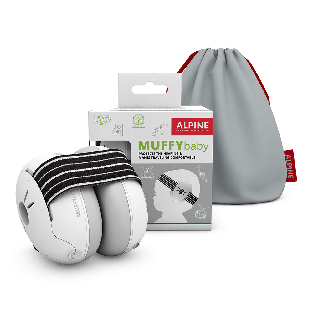 ALPINE HEARING PROTECTION <br>MUFFY BABY CLASSIC (Black)