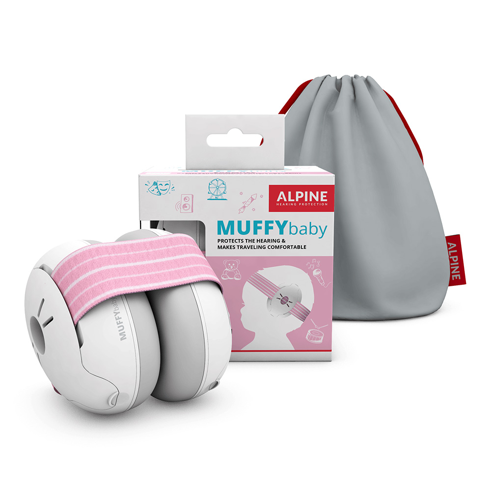 ALPINE HEARING PROTECTION <br>MUFFY BABY CLASSIC (Pink)