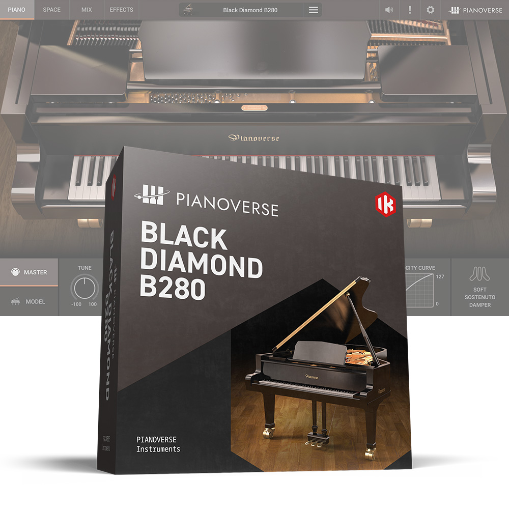 IK Multimedia <br>Pianoverse Black Diamond B280