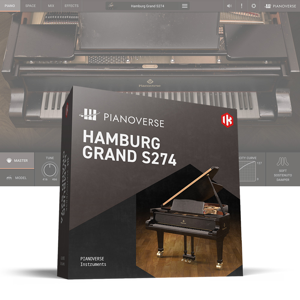 IK Multimedia <br>Pianoverse Hamburg Grand S274
