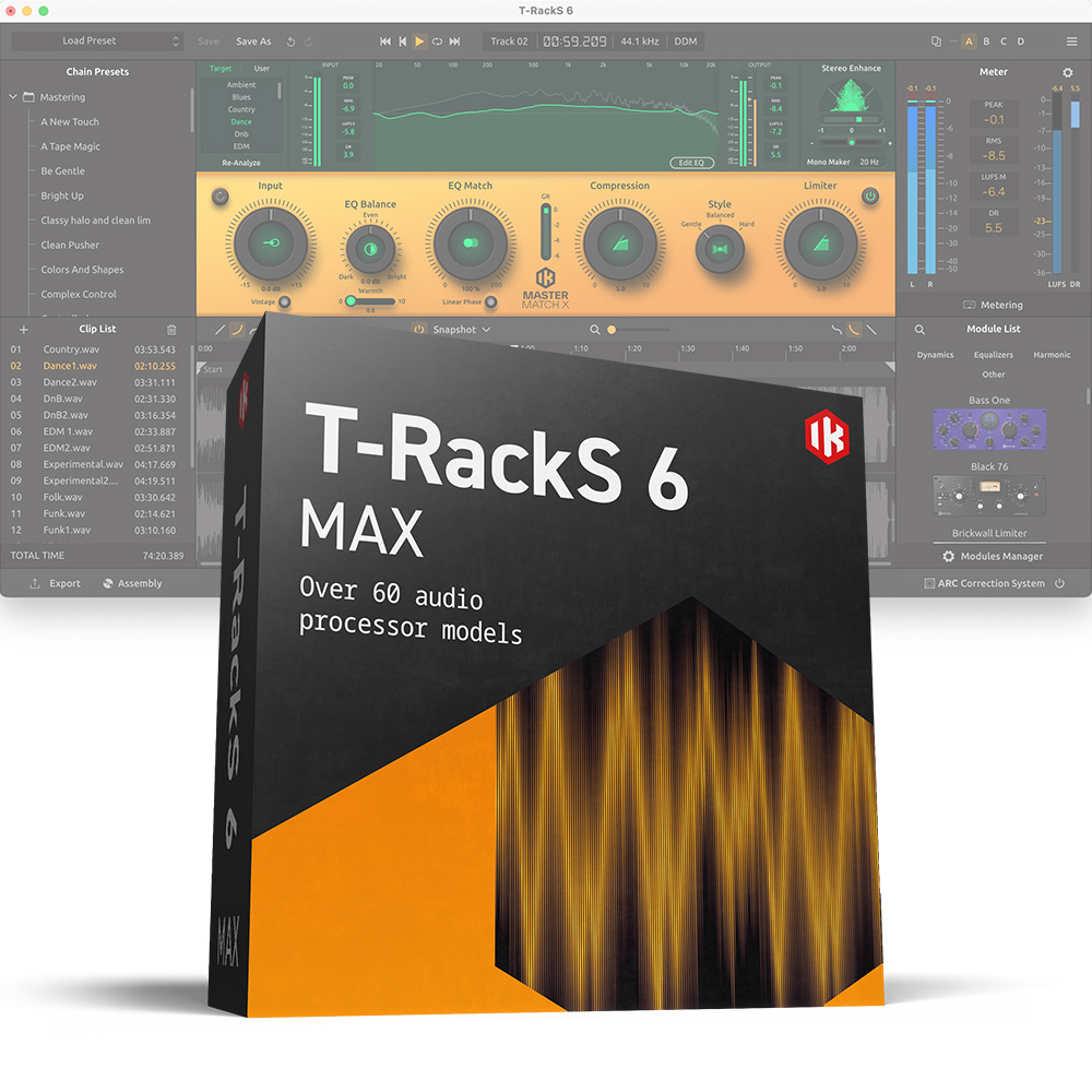 IK Multimedia <br>T-RackS 6 MAX