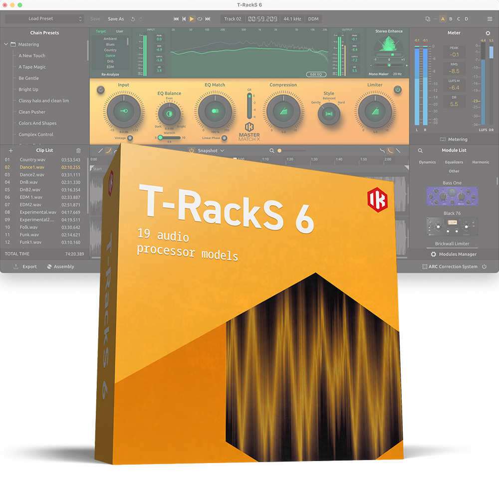 IK Multimedia <br>T-RackS 6