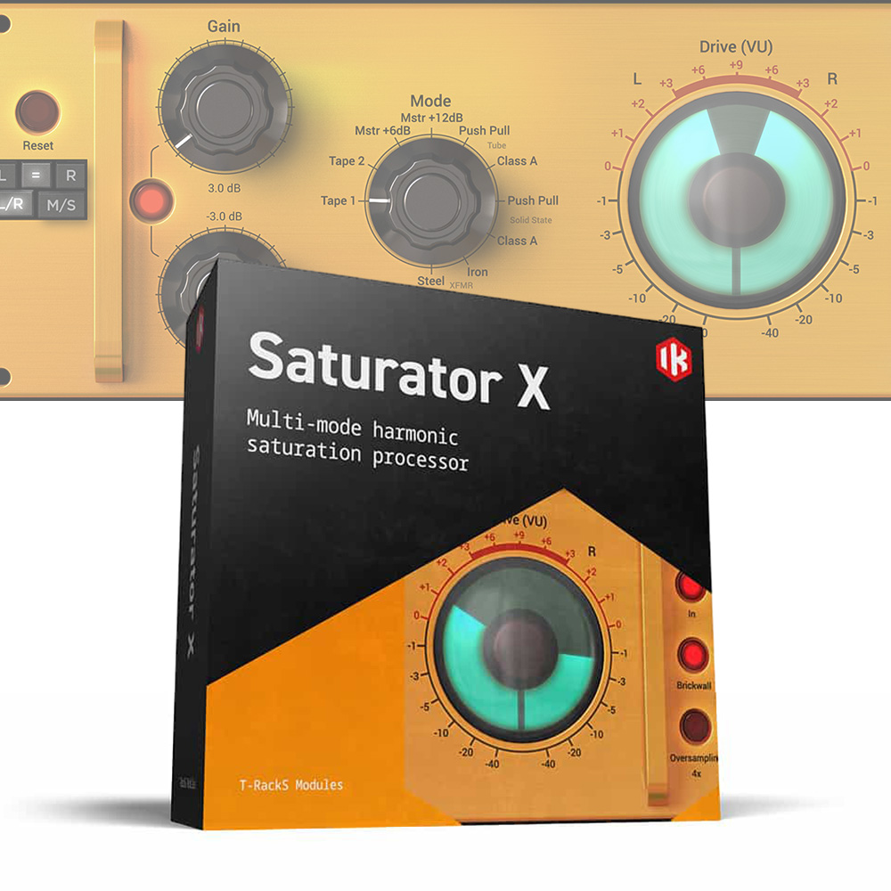 IK Multimedia <br>T-RackS Saturator X	