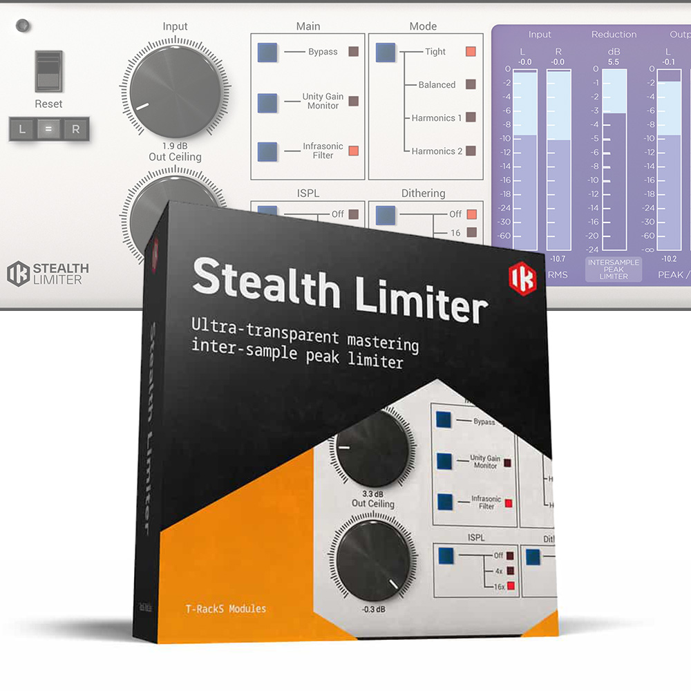 IK Multimedia <br>T-RackS Stealth Limiter