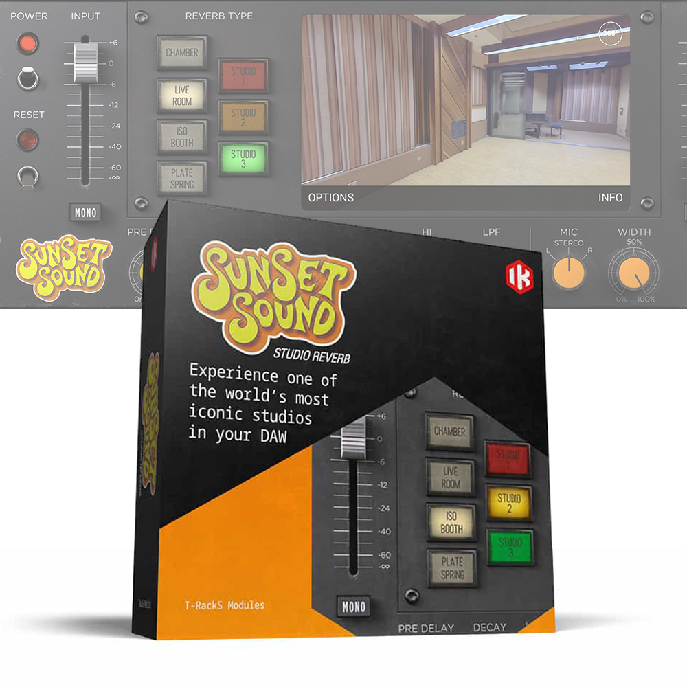 IK Multimedia <br>T-RackS Sunset Sound Studio Reverb