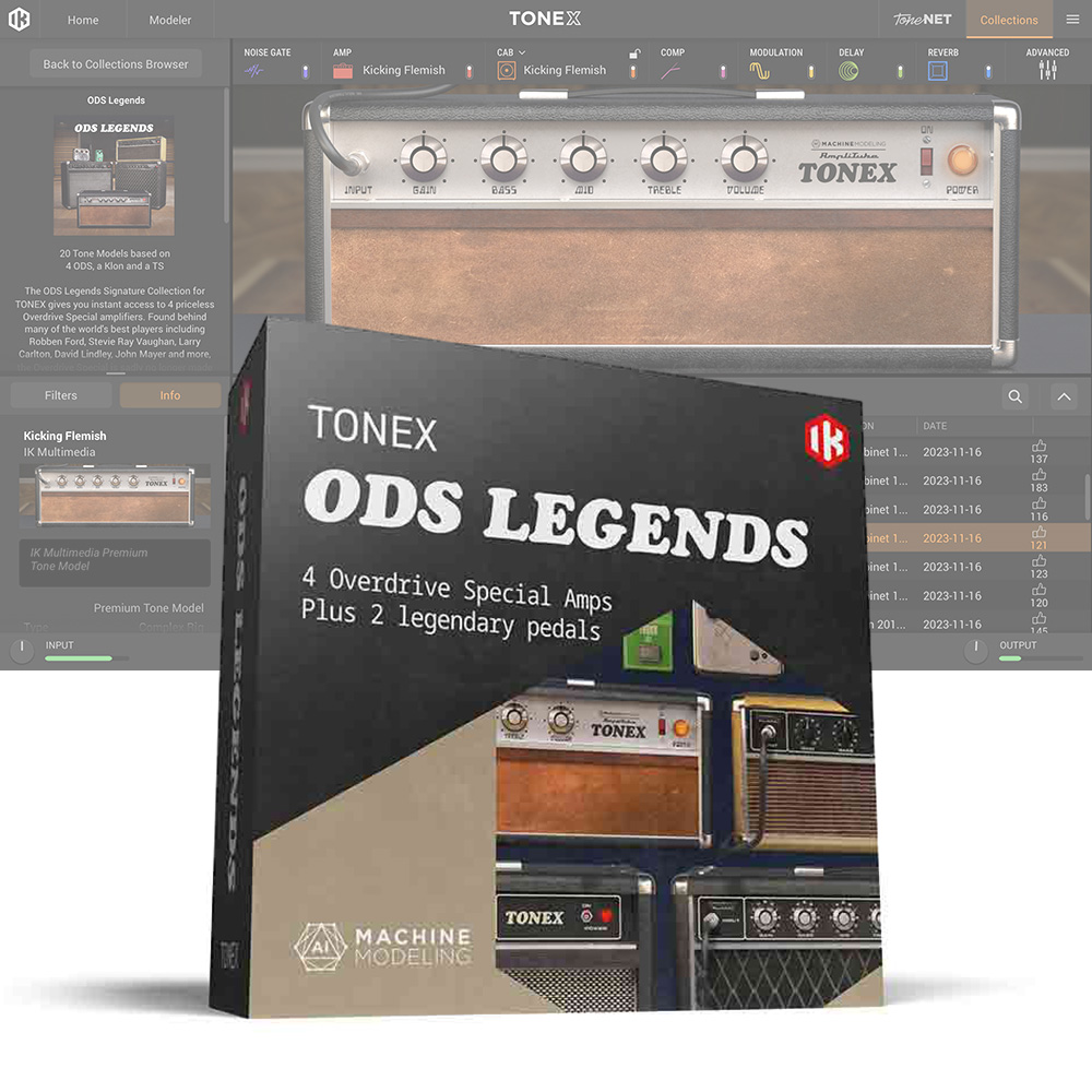 IK Multimedia <br>TONEX ODS Legends
