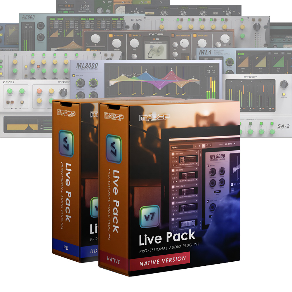 McDSP <br>Live Pack II HD v7