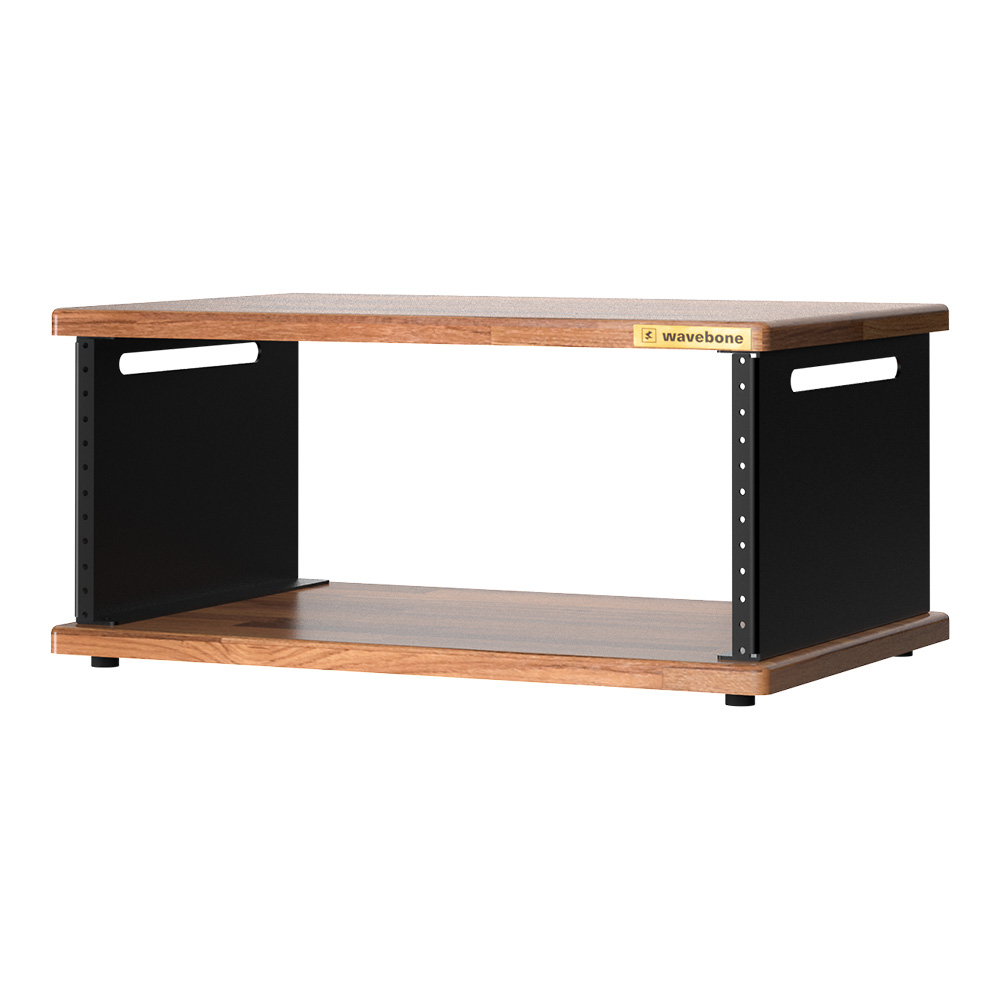 Wavebone <br>Stella Portable Rack Case-4U/Walnut