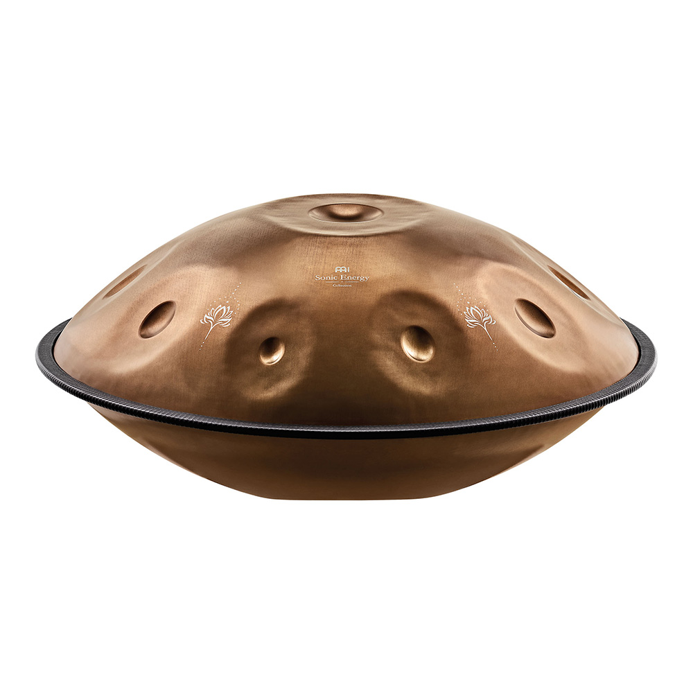 MEINL Sonic Energy <br>Sensory Handpan, Stainless Steel, E La Sirena, 10 Notes, 432 Hz, Vintage copper, Engraved design [HPSTL102CU]