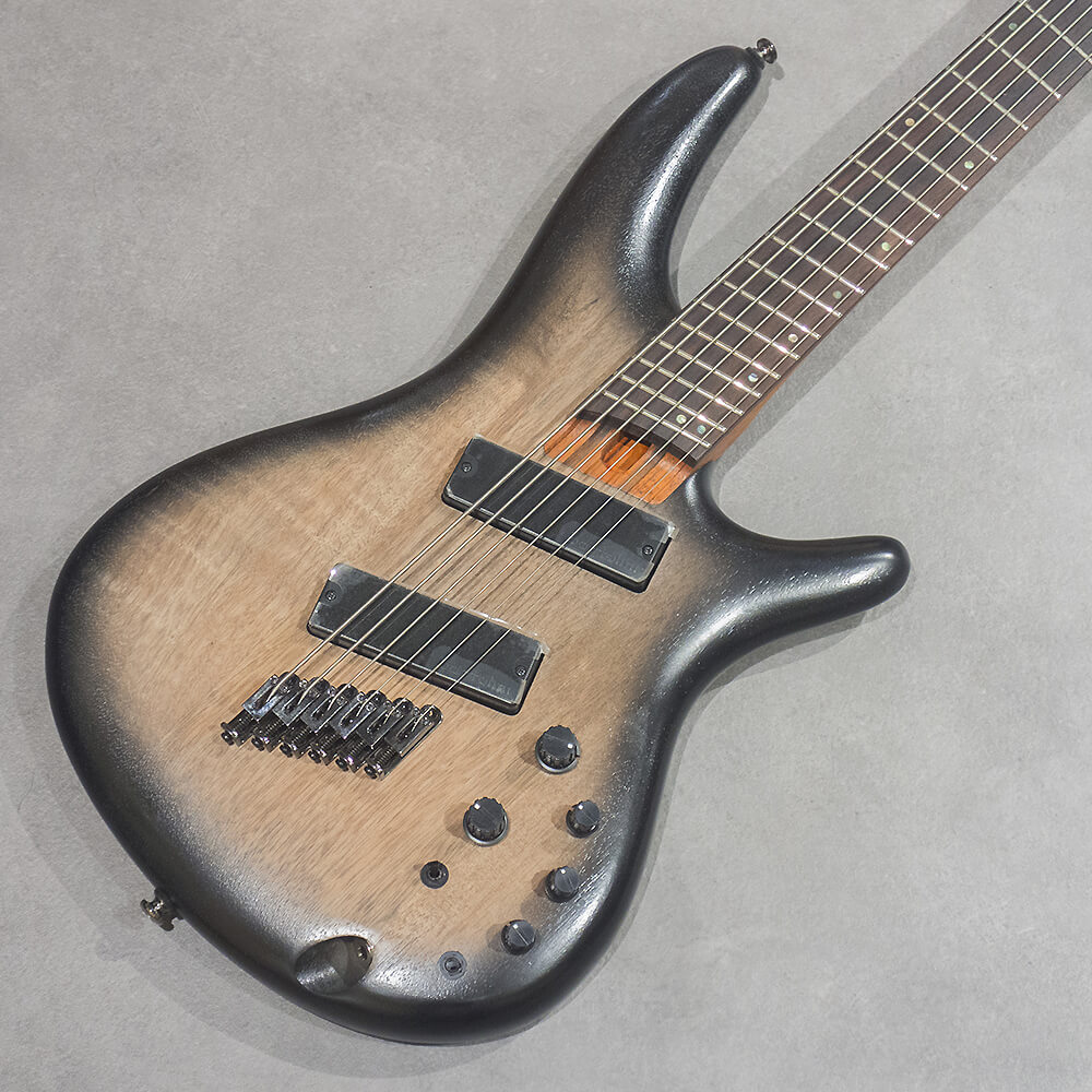 Ibanez <br>SR Workshop SRC6MS-BLL (Black Stained Burst Low Gloss)