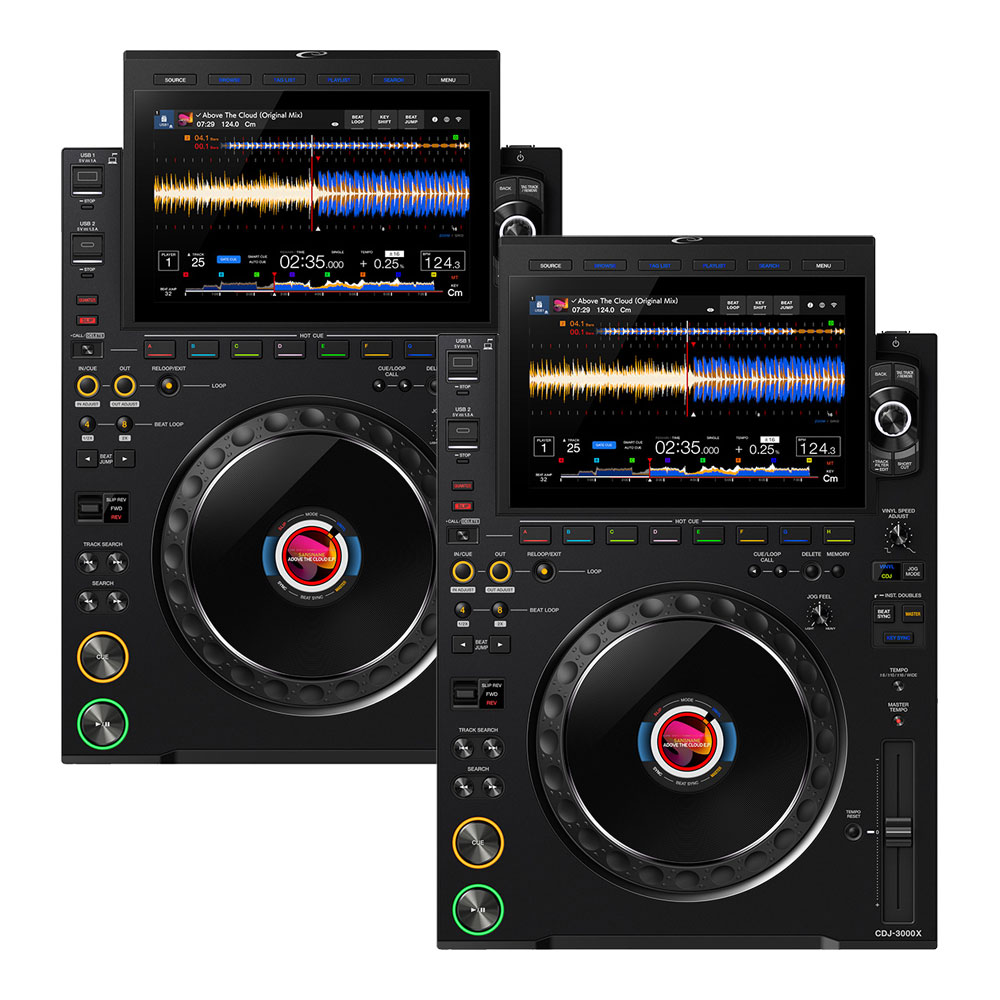 AlphaTheta <br>CDJ-3000X Twin set