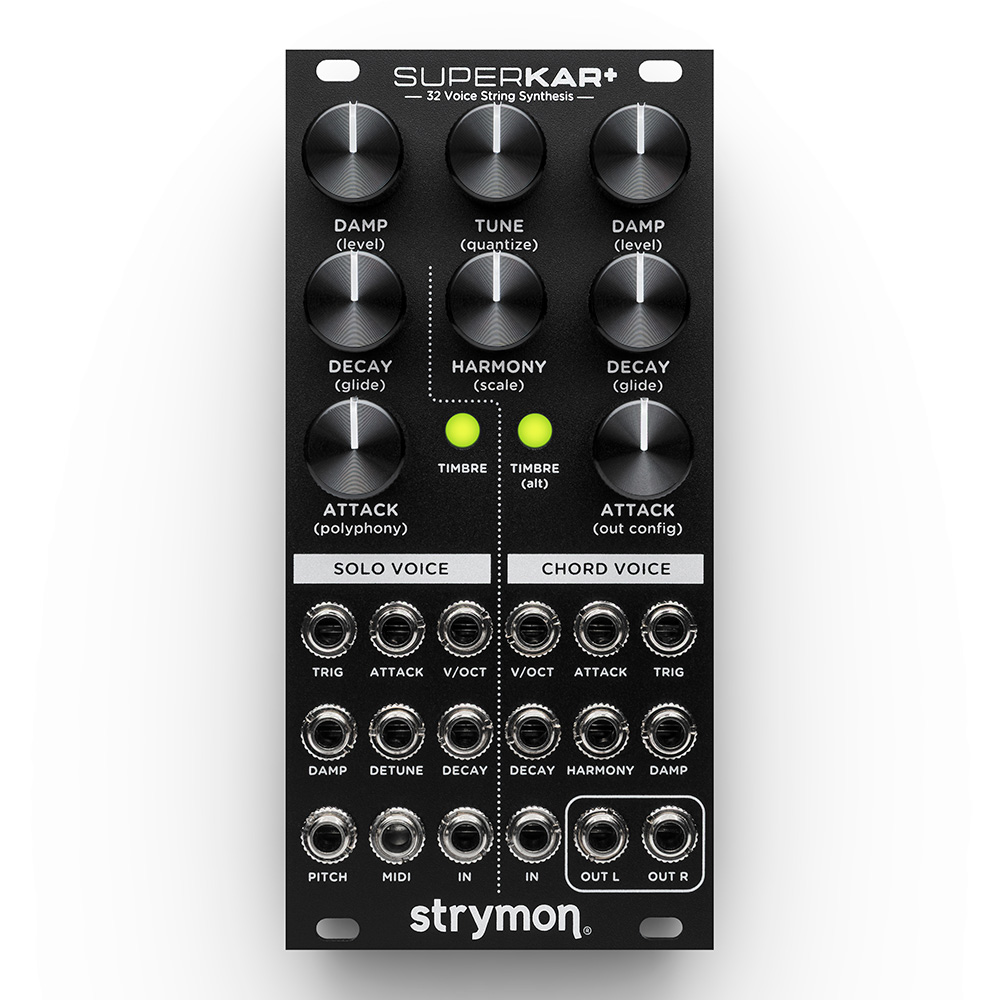 strymon <br>SUPERKAR+ [32 Voice String Synthesis]