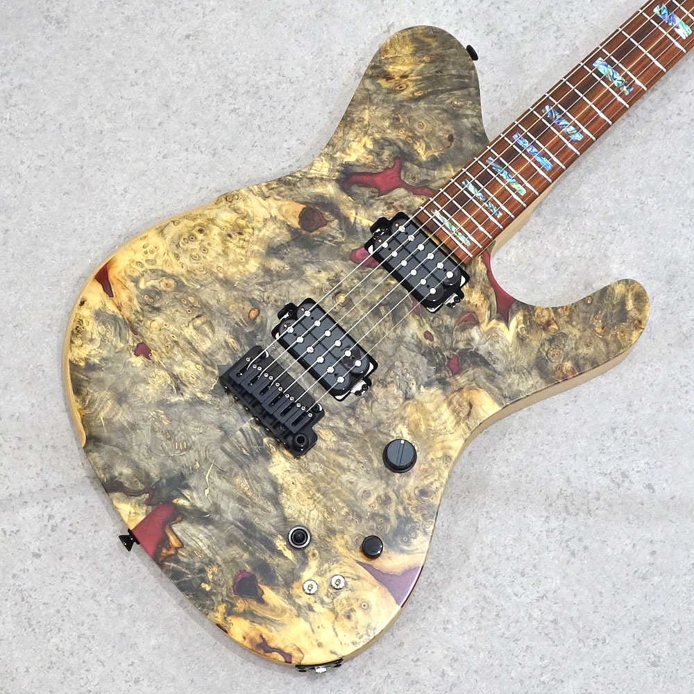 dragonfly <br>BORDER 666 Custom Buckeye Burl/Ash Red Resin