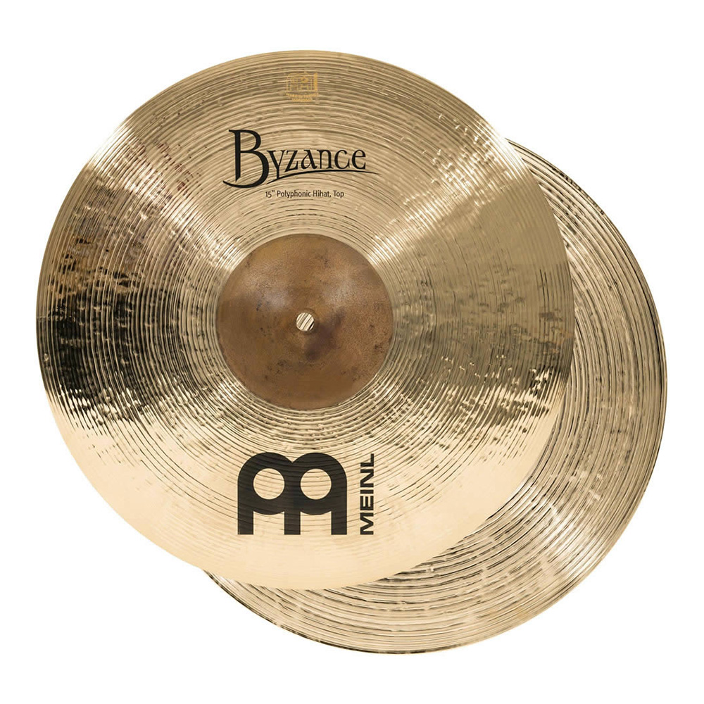 MEINL <br>Byzance Brilliant 15" Polyphonic Hihats [B15POH-B]