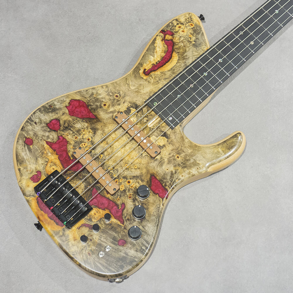 dragonfly <br>SJ5/345 Custom Buckeye Burl/Ash Red Resin