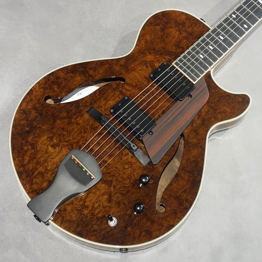 Kikuchi Guitars <br>MF15S 2HB Imbuia Burl Limited 2025