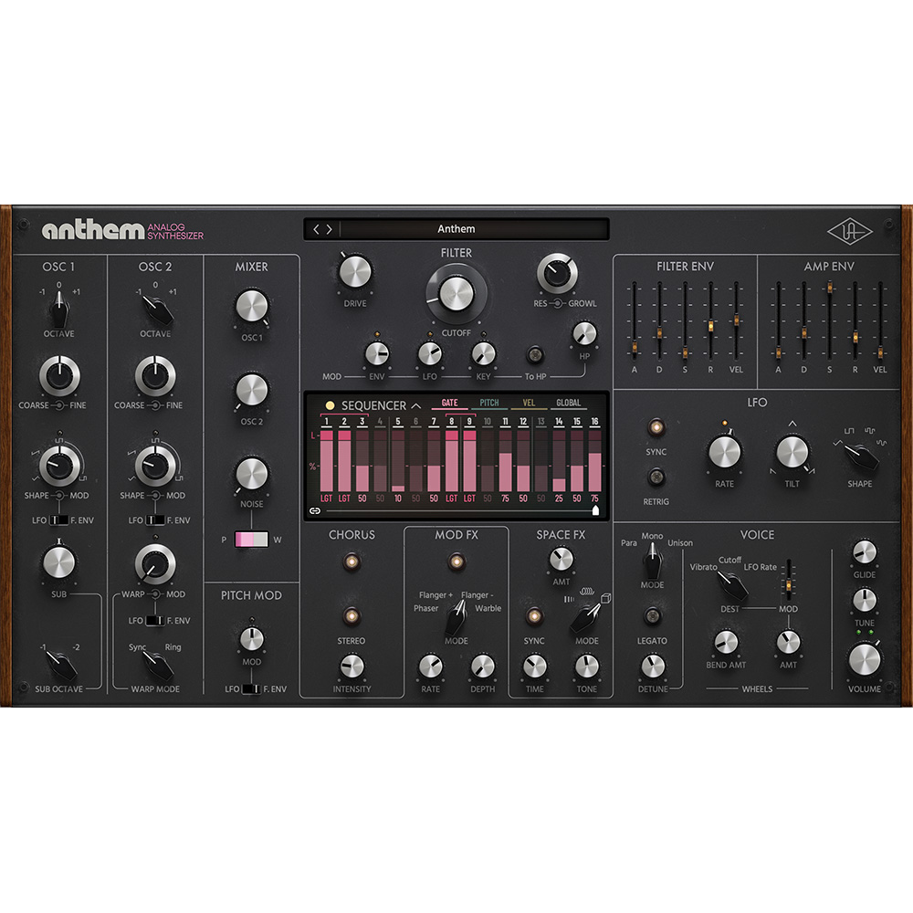 UNIVERSAL AUDIO <br>Anthem Analog Synthesizer