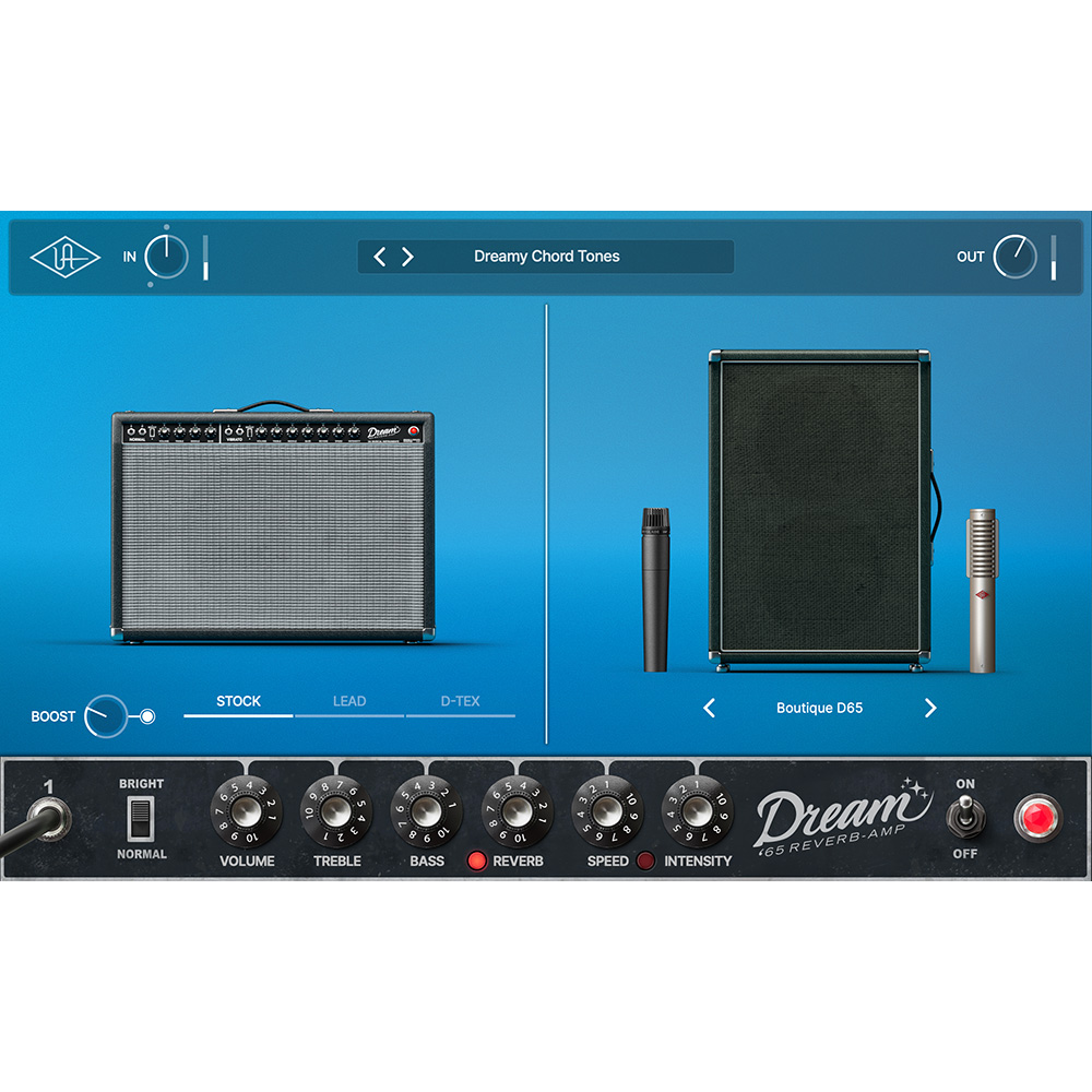 UNIVERSAL AUDIO <br>UAD Dream '65 Reverb Amp