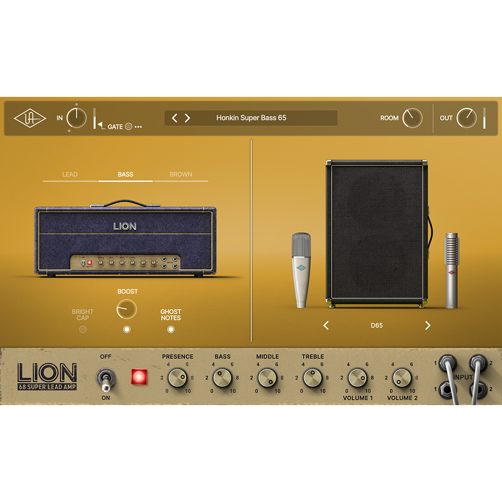 UNIVERSAL AUDIO <br>UAD Lion '68 Super Lead Amp