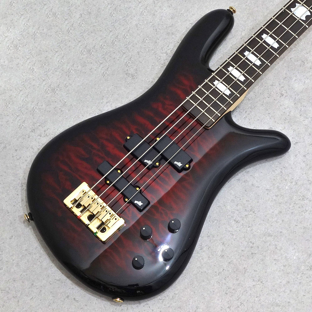 Spector <br>NS Icon Bolt-On 4 Black Cherry Gloss