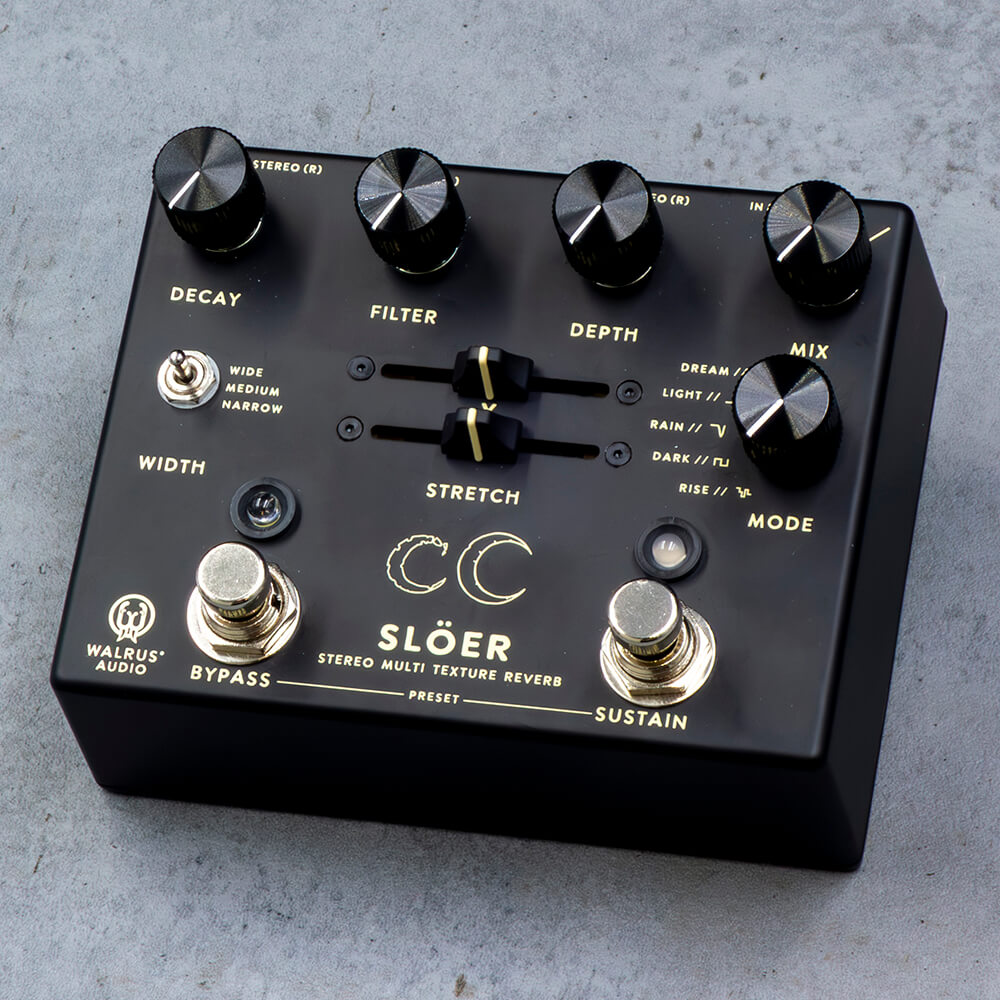 WALRUS AUDIO <br>Sl&#246;er Stereo Ambient Reverb [WAL-SLOER #BK]