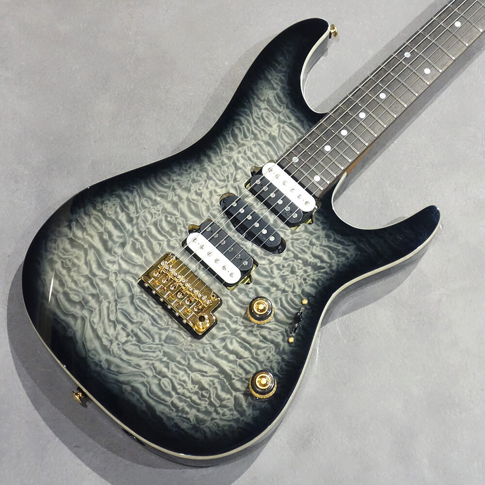 Ibanez <br>AZ Premium AZ47P1QM-BIB (Black Ice Burst)